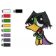 Baby Count Duckula Embroidery Design